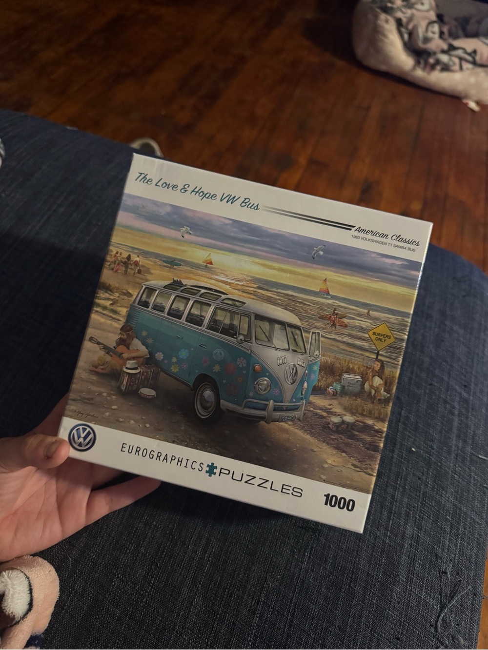 Eurographics American Classics Love & Hope VW Bus 1000pc Jigsaw Puzzle